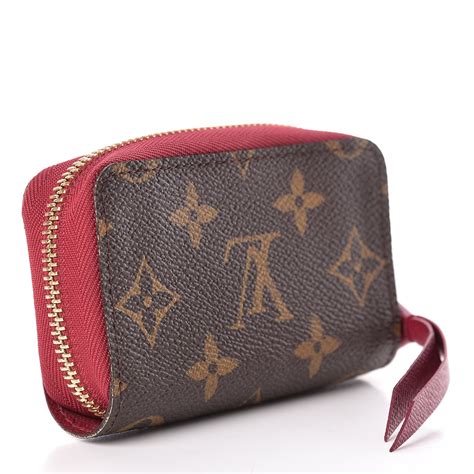 LOUIS VUITTON Monogram Zippy Multicartes Fuchsia